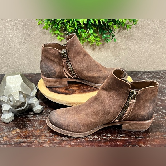 GIANNI BINI GENUINE LEATHER ANKLE BOOTS - Picture 2 of 12